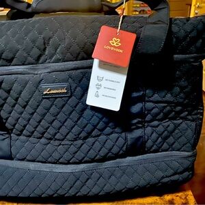 Black Quilted ladies bag